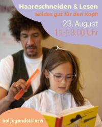 Haareschneiden & Lesen – beides gut für den Kopf!