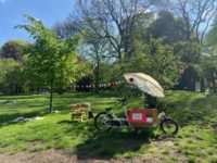 Erste bookbike-Einsätze bei Sonnenschein!
