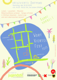 WortViertelFest am 18. Oktober 2025 in Dortmund